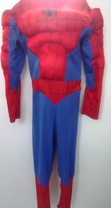 Kids Costumes to Hire - Spiderman - Muscle Onesie - 7 Years